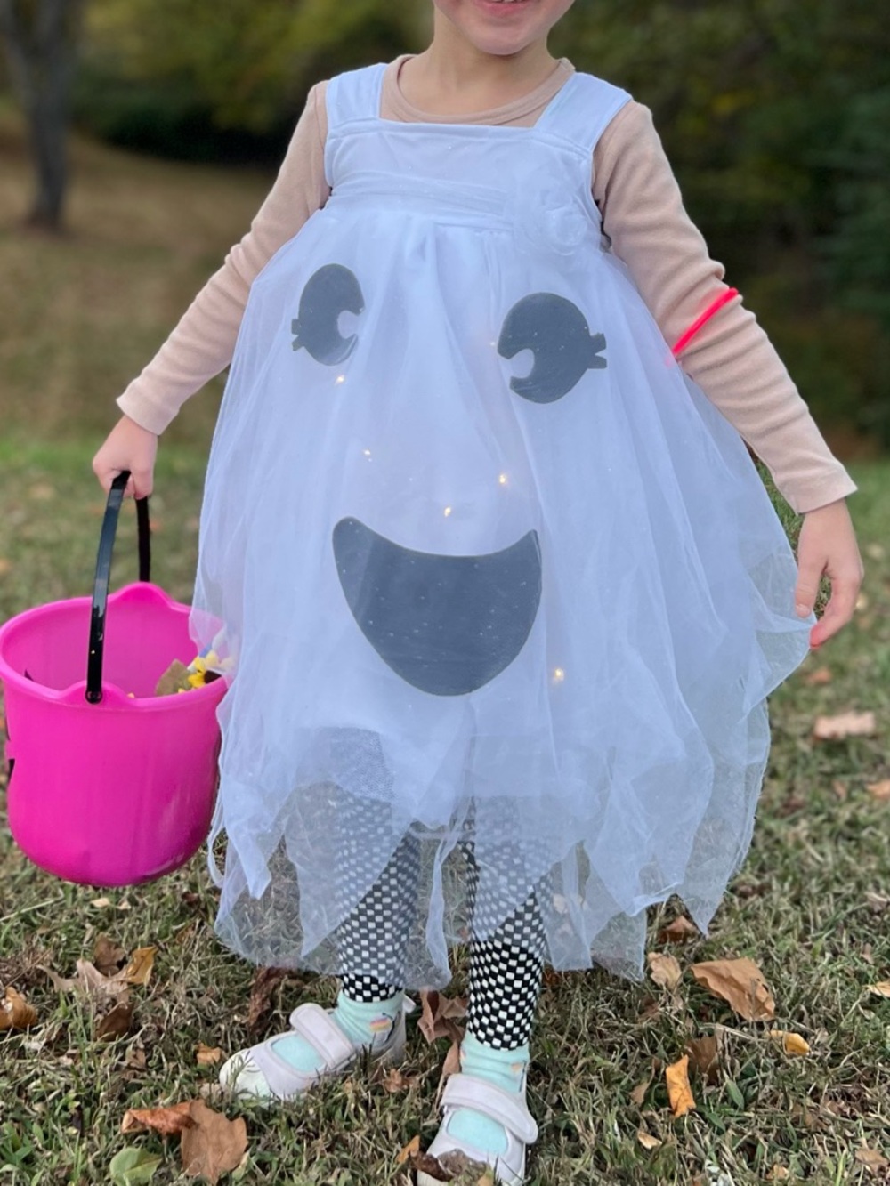 Pottery Barn Kids Light-Up Ghost Tutu Halloween Costume Dress - Picture 6 of 14